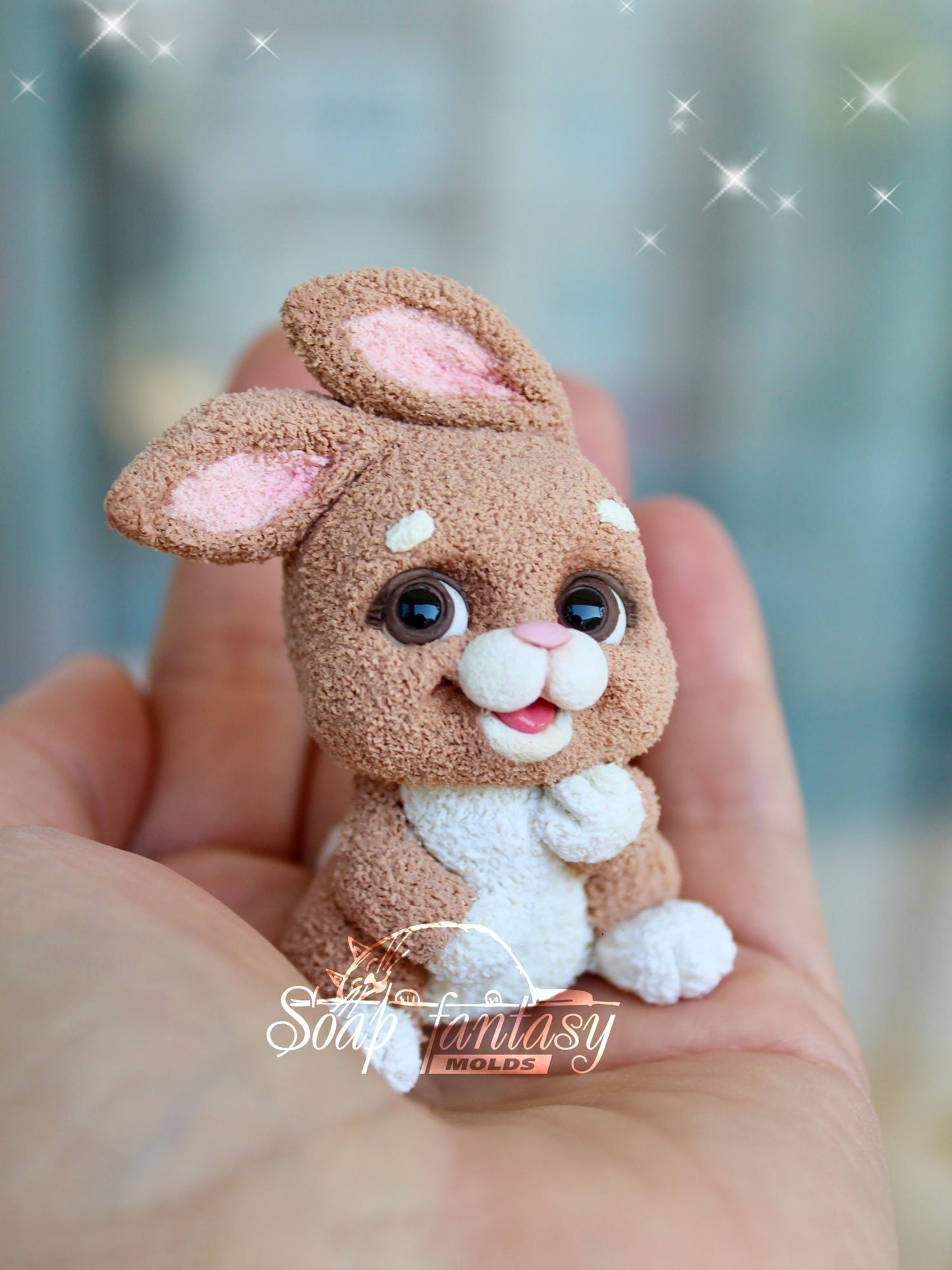Ding Ding Bunny silicone mold for soap making