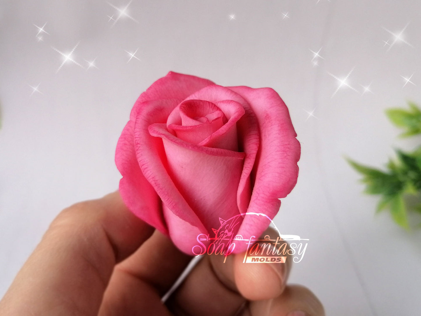 Rose "Julie" silicone soap mold - for soap making (Made of high quality silicone)