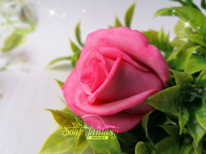 Rose "Julie" silicone soap mold - for soap making (Made of high quality silicone)