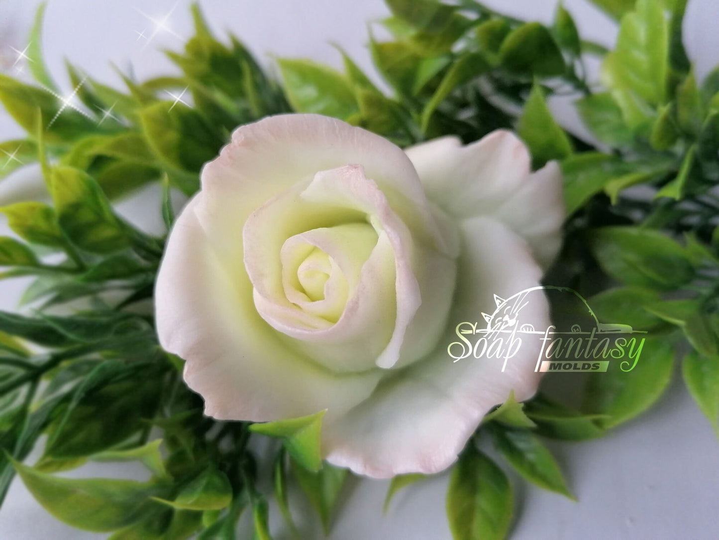 Rose "Glory" silicone soap mold - for soap making (Made of high quality silicone)