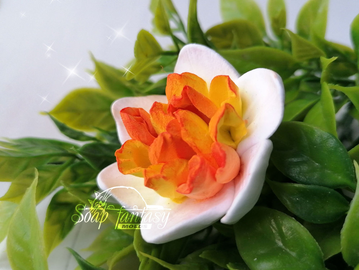 Terry narcissus / daffodil (mini) flower silicone mold for soap making