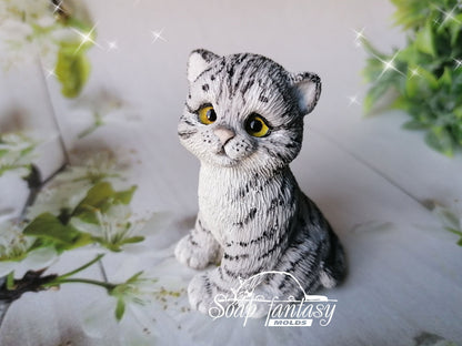 Thomas the Cat silicone mold for soap making