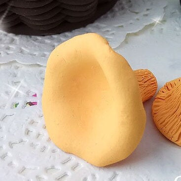 Chanterelle mushrooms silicone mold for soap making