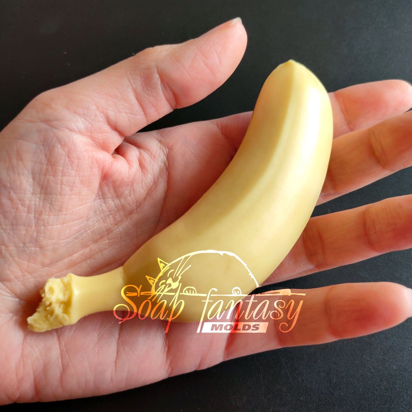 Baby banana silicone mold for soap making