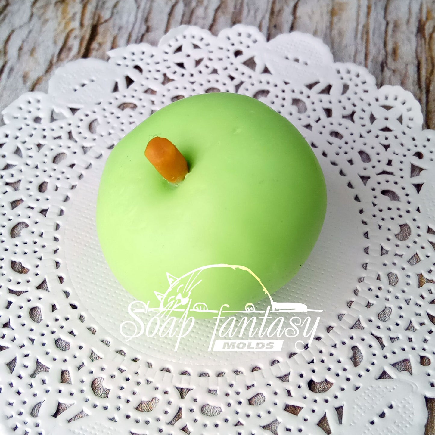 Little apple silicone mold for soap making