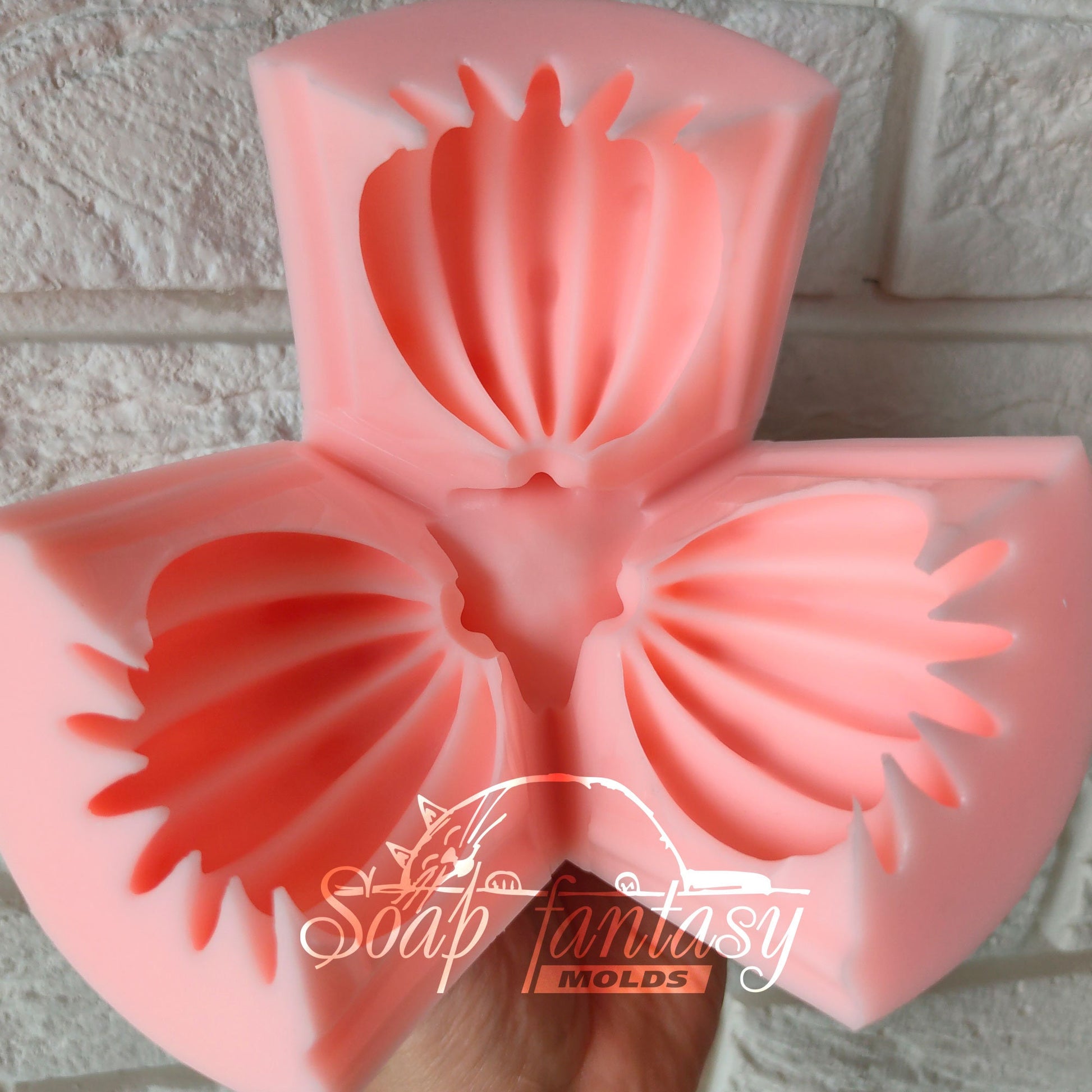 Big Cactus (Echinopsis) silicone mold (mould) for soap making and candle making