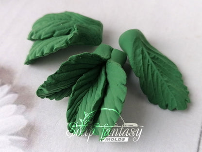 Terry 3D leafs set (3 pieces) silicone mold for soap making