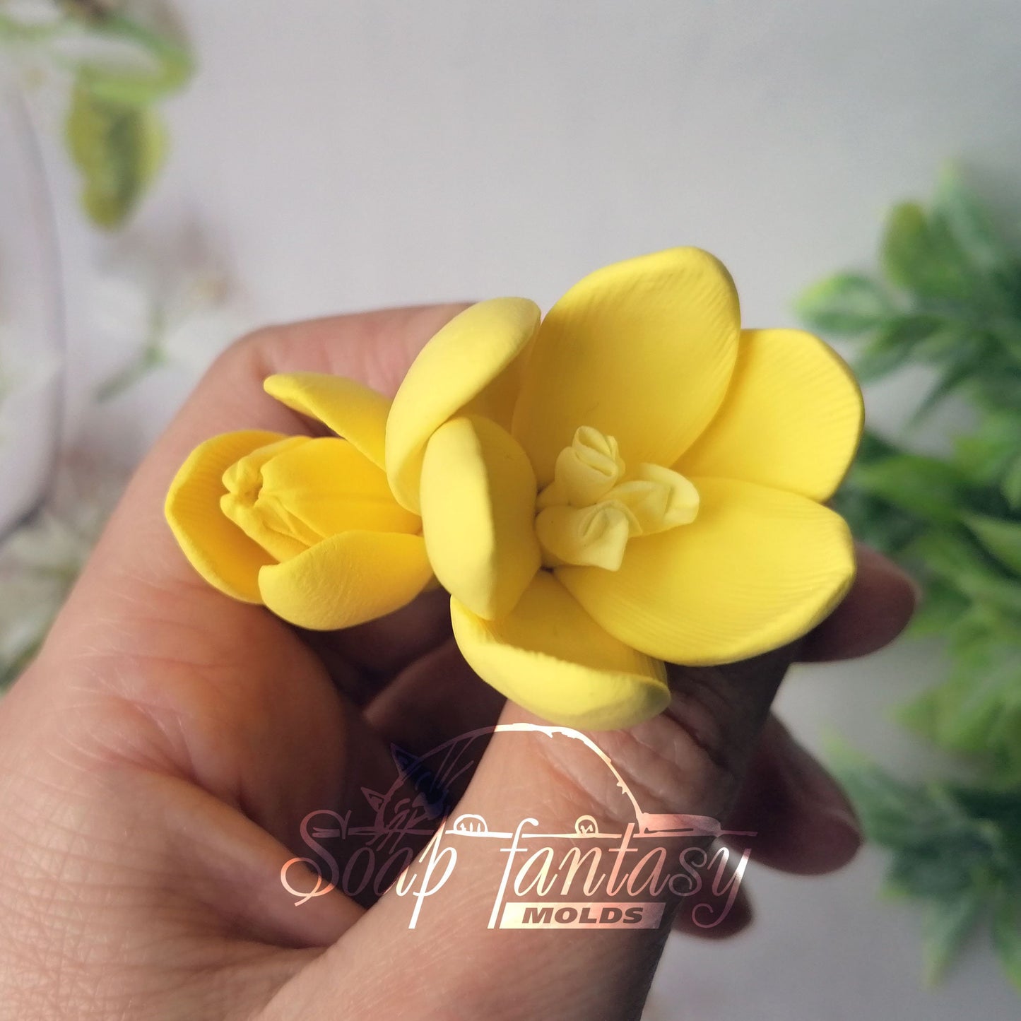 Crocus buds (bouquet insert) silicone mold for soap making