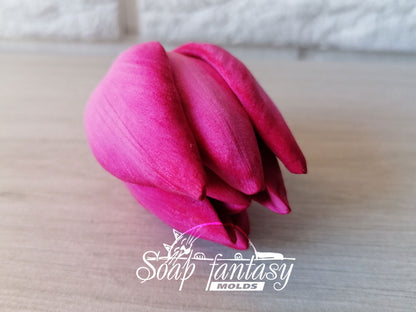 Tulip "Purple prince" silicone mold for soap making