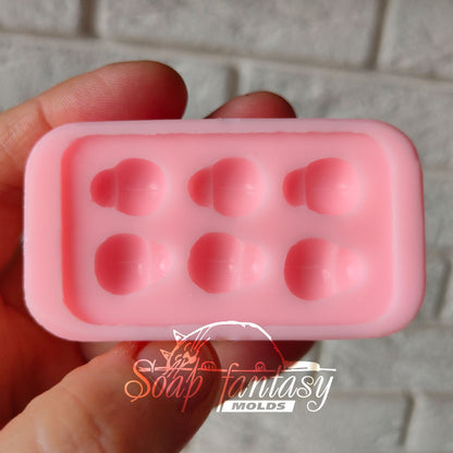 Ladybug silicone mold for soap making