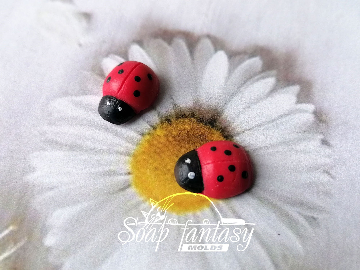 Ladybug silicone mold for soap making