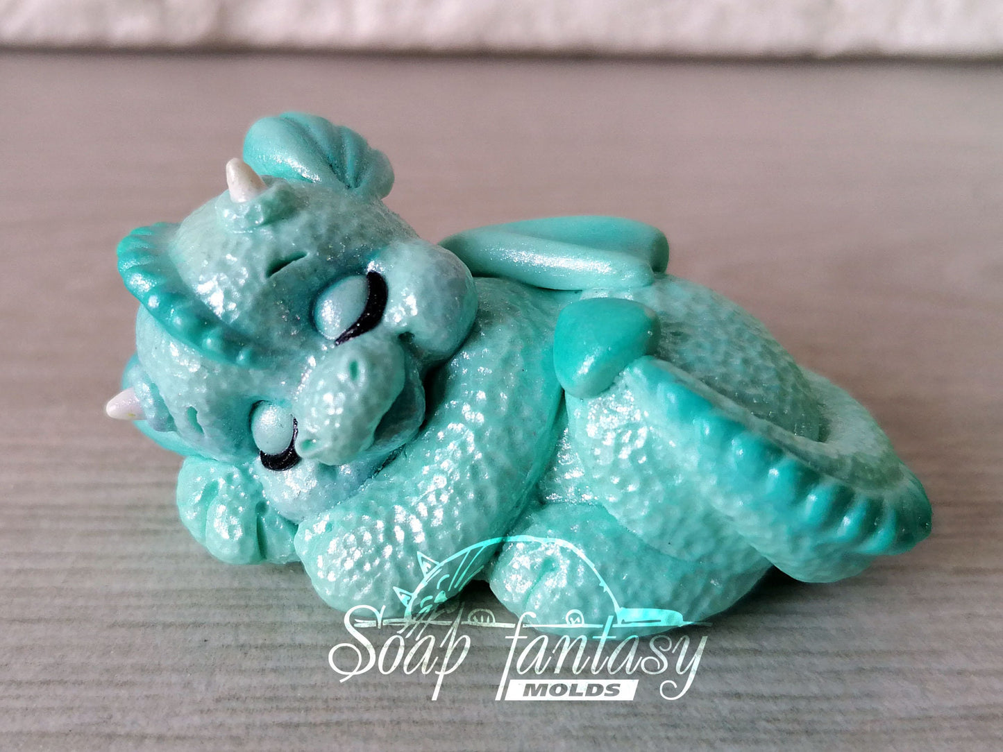 Little Azur dragons silicone mold for soap making