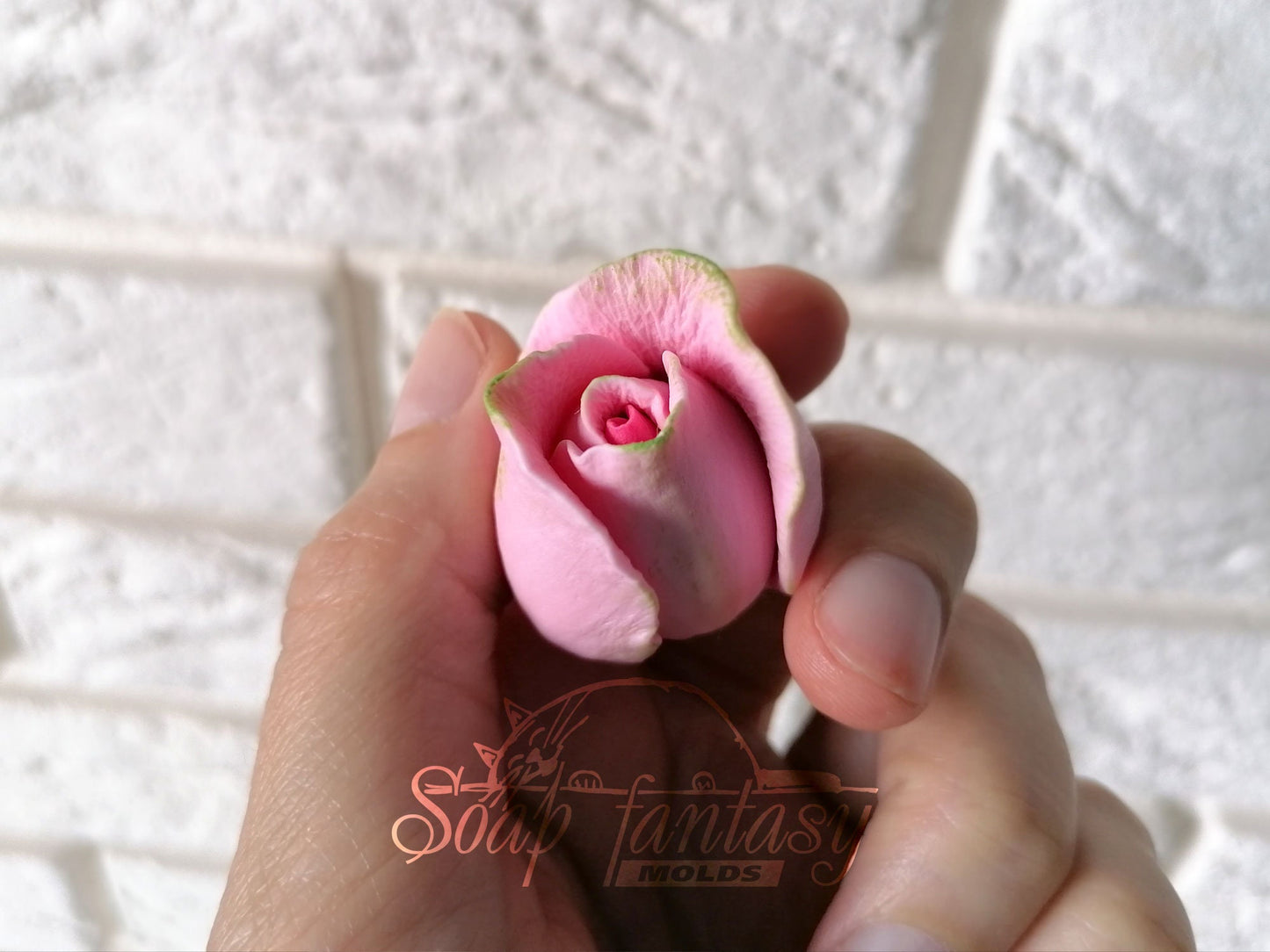 Rose bud "Iguazu" silicone mold for soap making