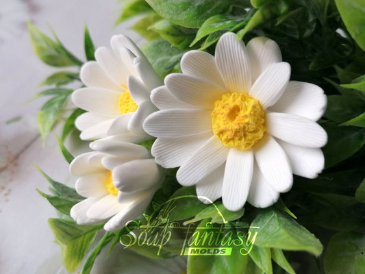 Little daisy flowers silicone mold for soap making