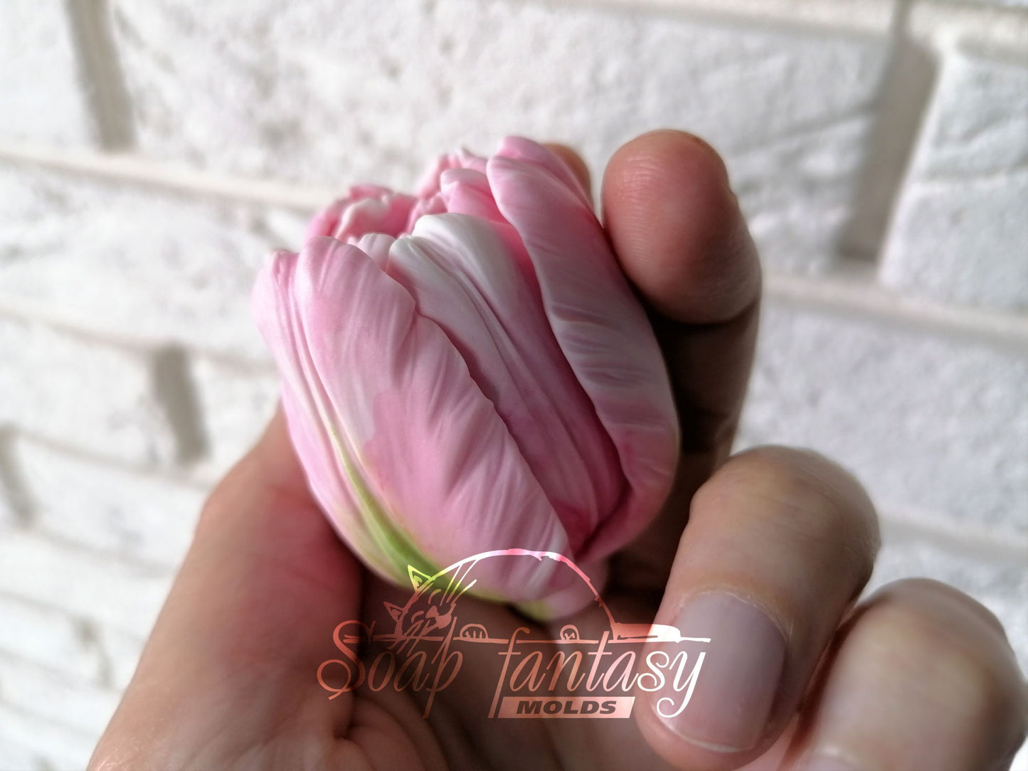 Tulip "Sweetheart" silicone mold for soap making