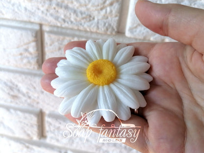 Daisy flower (very simple) silicone mold for soap making