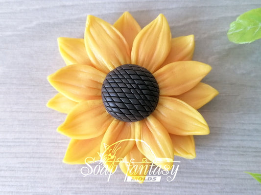 Sunflower (very simple) silicone mold for soap making
