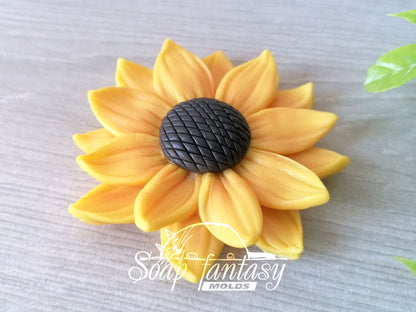 Sunflower (very simple) silicone mold for soap making